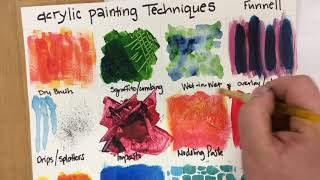 Acrylic Painting Techniques [upl. by Davidde]