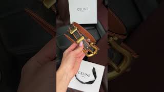 Celine Western Belt in Triomphe Canvas and Calfskin Gold ⏩️httpskatystorecomuaua [upl. by Arne]