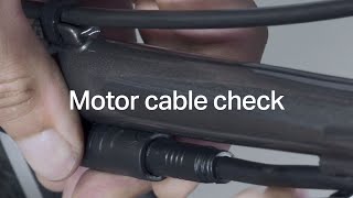 Motor connection check  Ampler EBike Tips [upl. by Flessel]