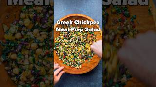 Greek Chickpea amp White Bean Meal Prep Salad [upl. by Bak]