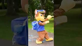 Chase Satisfaction With Paw Patrol Mascot Dance [upl. by Barbuto]