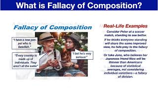 What is Fallacy of Composition [upl. by Reedy204]