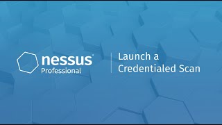 Launch a Credentialed Scan with Nessus Professional [upl. by Naghem]