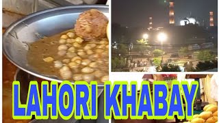 KHABAY LAHORE K  TASTE OF LAHOREI FOOD  STREET FOOD  DESI KHANY [upl. by Nnylyram]