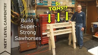 Build These Super Strong Sawhorses [upl. by Hannahs]