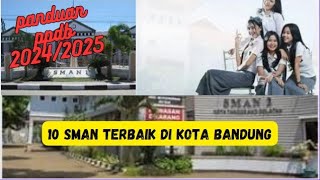 10 SMAN Terbaik di Kota Bandung Referensi untuk PPDB Jabar 20232024 [upl. by Haakon]