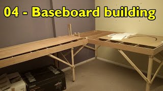 4 baseboards  n scale layout benchwork  n scale open frame [upl. by Atnauqahs]