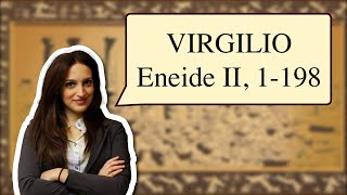 Lettura in metrica  Virgilio Eneide II vv 1198 [upl. by Ived102]