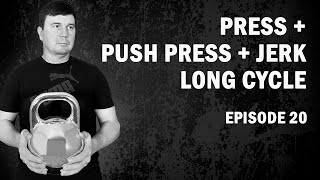 Press  Push Press  Jerk  Long Cycle  Kettlebell Lifting 20 [upl. by Assiled207]