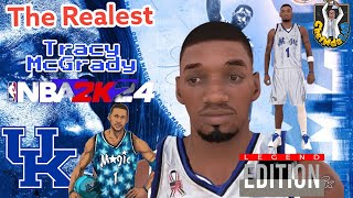 The Realest Tracy McGrady NBA 2k24 Face Creation Kobe Bryant Edition 🔥🔥 [upl. by Naujed]