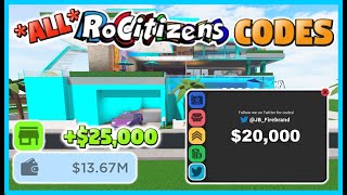 ALL ROCITIZENS CODES WORKING APRIL 2022 EXTRA CASH TROPHIES  MORE [upl. by Aoniak]