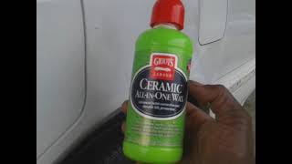 griots garage ceramic all in one wax restore white paint like new [upl. by Elma607]