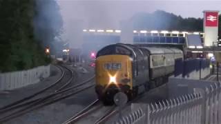 D9009 Alycidon powers out of Bromsgrove  The Welsh Central Liner [upl. by Anyahc]