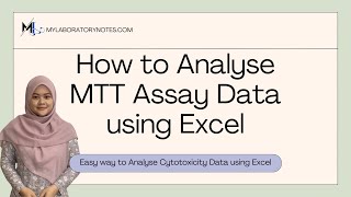 How to Analyse MTTMTS Assay Data and IC50 using Excel [upl. by Wood660]