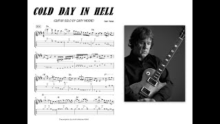 Cold Day In Hell guitar solo by Gary Moore guitarsolo bluesguitar [upl. by Yolanda]