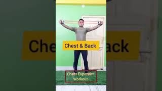 Chest Expander  Chest Expander Exercises  shorts  FITNESSLOGY [upl. by Bronez]