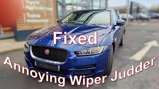 Wiper Blade Judder  Fixed Jaguar XE [upl. by Clint]