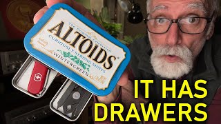 DIY Altoids Tin EDC Upgrade How to Add Sliding Drawers in 3 Minutes [upl. by Oicanata556]