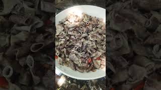 yummy😋 pig intestine recipe [upl. by Ynavoeg]