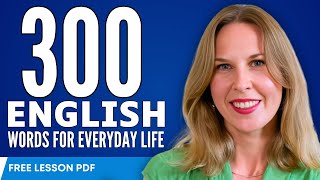 300 English Words for Every Day Life  English Vocabulary [upl. by Yeniar]