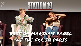 Best moments of Danielle Savre amp Stefania Spampinato at the Marina panel in Paris [upl. by Nailil]