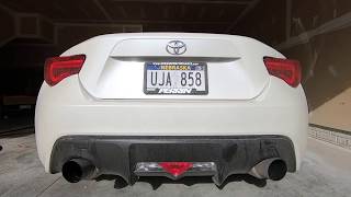 FRSBRZGT86 FBO Exhaust Setup Tomei UEL HeadersInvidia N1 Catback [upl. by Turoff]