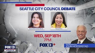 Seattle City Council Debate Alexis Mercedes and Tanya Woo [upl. by Anelem]