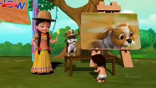 Chinna pillala bommalu children cartoons Kushi TV Chinna pillala [upl. by Htesil]