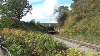 North Yorkshire Moors Railway Autumn Steam Gala 30092018 [upl. by Dodwell350]