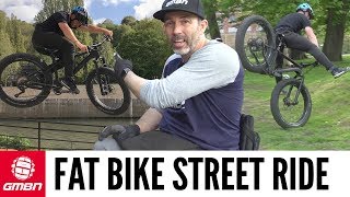 Can You Ride Street On A Fat Bike  MTB Skills [upl. by Ecnaled901]