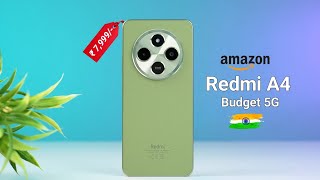 Redmi A4 5G Unboxing And Review in India  Best Budget 5G Phone Under 7999  With 4GB  128GB [upl. by Fillian440]