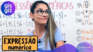 EXPRESSÃO NUMÉRICA  MATEMÁTICA BÁSICA \Prof Gis [upl. by Spatz660]