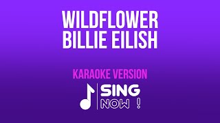 BILLIE EILISH  WILDFLOWER  KAROKE VERSION [upl. by Corabel847]