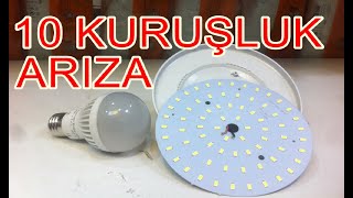 BOZUK LED AMPÜL TAMİRİ NASIL YAPILIRSMD LED DEĞİŞİMİ Led Bulb Repair Easily [upl. by Esina550]