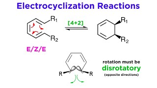 Pericyclic Reactions Part 4 Electrocyclizations ConrotatoryDisrotatory and Nazarov Cyclizations [upl. by Frederiksen986]