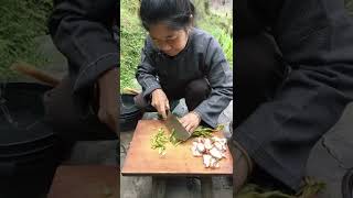 Cooking vegetables fish meat naturally 🥒🥦🥬 [upl. by Enileqcaj]