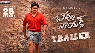 Bheemla Nayak Official Trailer  Pawan Kalyan Rana Daggubati  Trivikram  SaagarKChandra  ThamanS [upl. by Kinata]