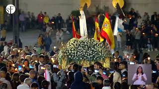 Procissão das Velas no Santuário de Fátima  12 Agosto 2023 [upl. by Griselda252]