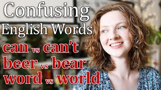 The most commonly confused and mispronounced words in English ESSENTIAL LESSON [upl. by Ainegul]