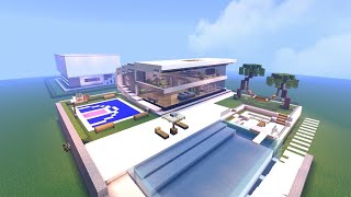 Minecraft Modern House cover jintube [upl. by Ellard317]