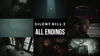 Silent Hill 2 Remake  All Endings [upl. by Ettelocin698]