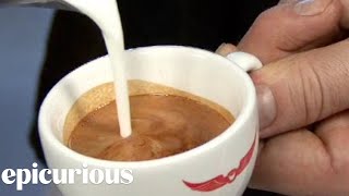 Coffee Expert Explains How to Make a Macchiato  Epicurious [upl. by Annoirb]