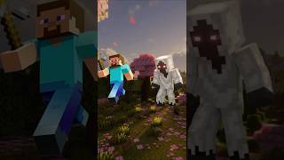 Minecraft vs minecraft vs all mobs 🔥🔥 epic battle shorts [upl. by Zitvaa]