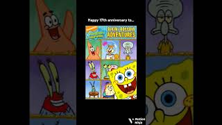 Happy 17th anniversary to SpongeBob SquarePants Bikini Bottom Adventures DVD [upl. by Elocin234]