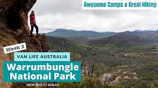 Camping and Hiking in Warrumbungle National Park  Van Life Australia [upl. by Peednus]