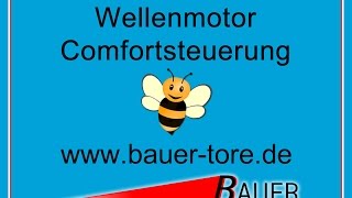 BAUER  Rolladen Wellenmotor Comfortsteuerung [upl. by Ayel656]