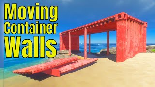 How to Transport Container Walls  Stranded Deep 2023 [upl. by Anelat312]