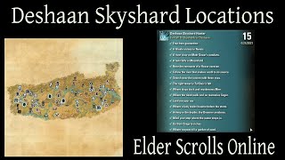 Deshaan Skyshard Locations Elder Scrolls Online ESO [upl. by Lleznol947]