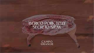 IBÉRICO PORK BELLY SECRETO STEAK  BUTCHERING [upl. by Rabbaj13]