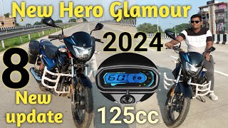 New Hero Glamour 125cc 2024 🚀 Price Mileage Full Details Review Top Model [upl. by Oeram229]